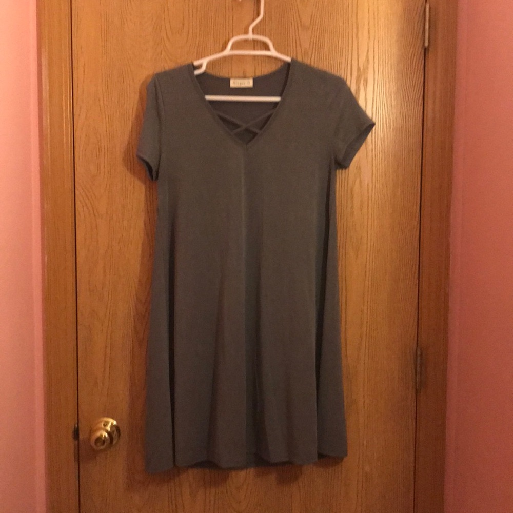Grey T-shirt Dress
